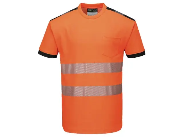 Neuheit T-Shirt XXXL Warnschutz orange