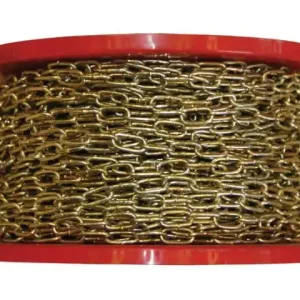 Kette Kurzglieder 5685(A) - 2 x 12 mm Rolle 60 MT gelb verchromt Jetzt Bestellen