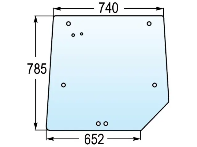 Neu Im Sortiment Heckscheibe zu MF 3821484M1