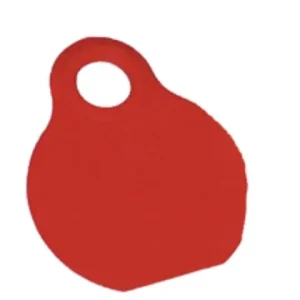 Halsschild rot 25 Stk 50 x 65 mm für Schafe Nur Für Kurze Zeit