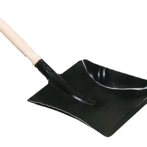 Kehrschaufel schwarz Holzgriff Schnäppchen