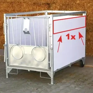 Paneel für Kälberbox Mod. 2017 Länge 166 cm / Seitenwand Wochenendangebot