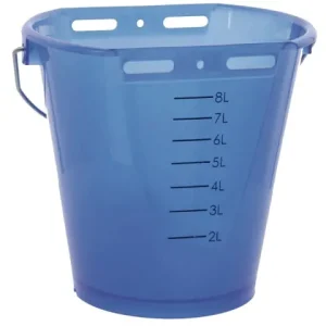 Tränkeeimer blau transparent mit Skala, ohne Zubehör Preisknaller