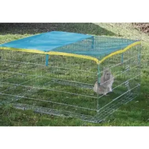 Freilaufgehege mit Ausbruchsperre 115 x 115 x 65 cm Angebot