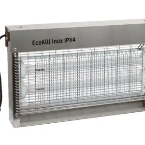Echt Elektr. Fliegenvernichter EcoKill Inox, IPX4 2 x 15W