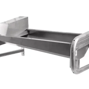 Edelstahl-Trogtränke 190cm mit Wandkonsole Meistverkauft