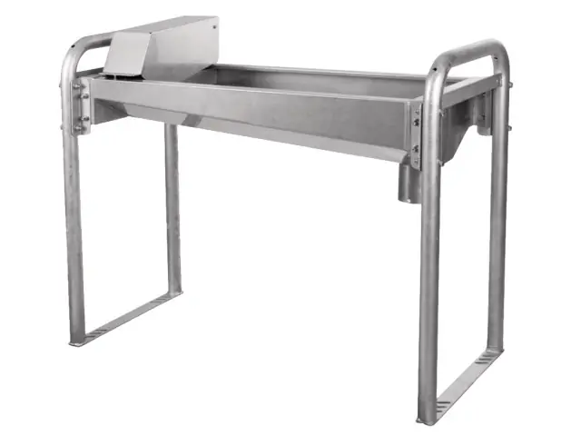 Direkt Vom Hersteller Edelstahl-Trogtränke 100cm mit Bodengestell