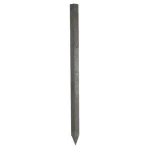Recyclingpfahl 90x90x1750mm, vierkant, grau Neu