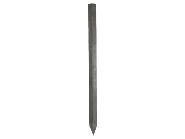 Recyclingpfahl 90x90x1750mm, vierkant, grau Neu