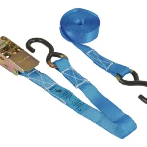 Knallerangebot Zurrgurt zweitlg. mit Ratsche 6 m, PVC besch. S-Haken, 800kg