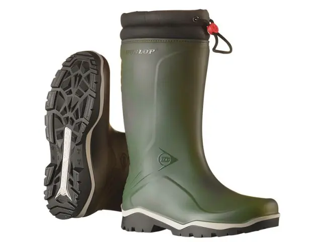 Nur Heute Dunlop Blizzard Gr. 40 PVC Winterboot, dunkelgrün
