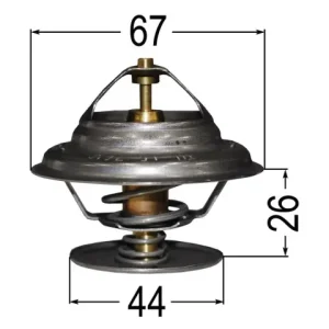 Solange Der Vorrat Reicht Thermostat zu CNH-Steyr,Fendt,MF,Valtra 132000060709, 836115718, 132000060726, 132000060708