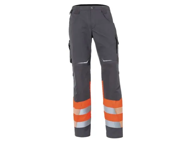 Ausverkauf Kübler Reflectiq Hose Klasse 1 warnorange/anthrazit 56