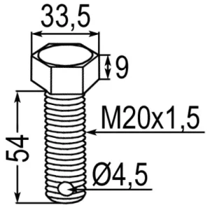 Begrenztes Angebot Messerschraube - 10.9 zu Gilbers