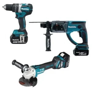 Preisknaller Akku-Spezialset MAKITA 3-tlg inkl. 3x Akku Li-ion, Ladegerät u. Koffer