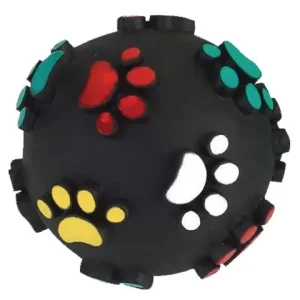 Vinyl Pfotenball 10 cm mit Squeaker Neue Ware