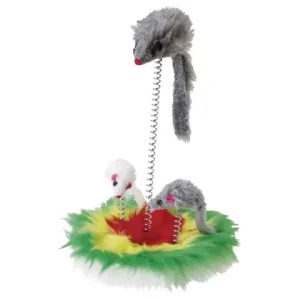 MOUSE SWING Fellmaus auf Feder Schnäppchen