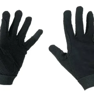 Sichere Zahlung Reithandschuhe Baumwolle XL schwarz