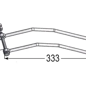 Oberlenker Halter Läge 333mm Schnäppchen