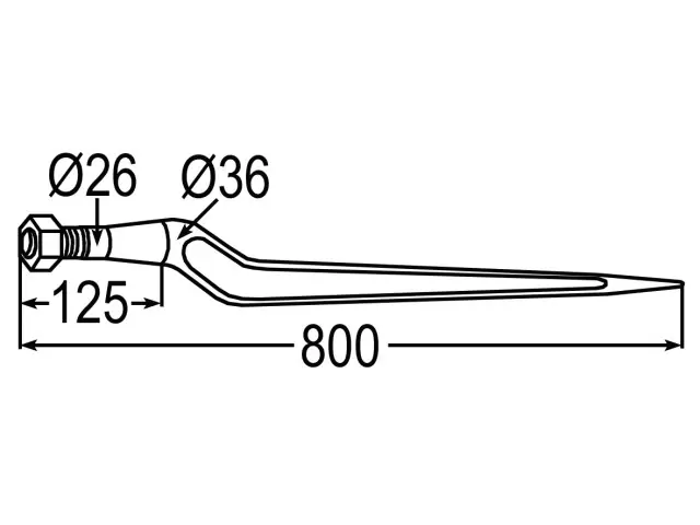 Geprüft Silozinken Universal M22x1,5