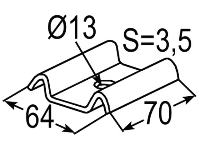 Markenware Halter für Striegelzinken