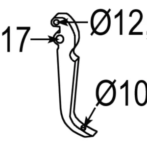 Zinken für Spurlockerer Rabatt