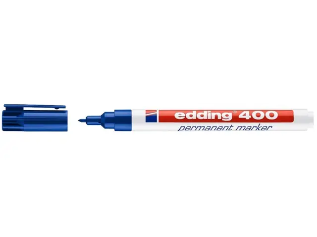 Edding 400 Permanentmarker blau Neu Im Sortiment