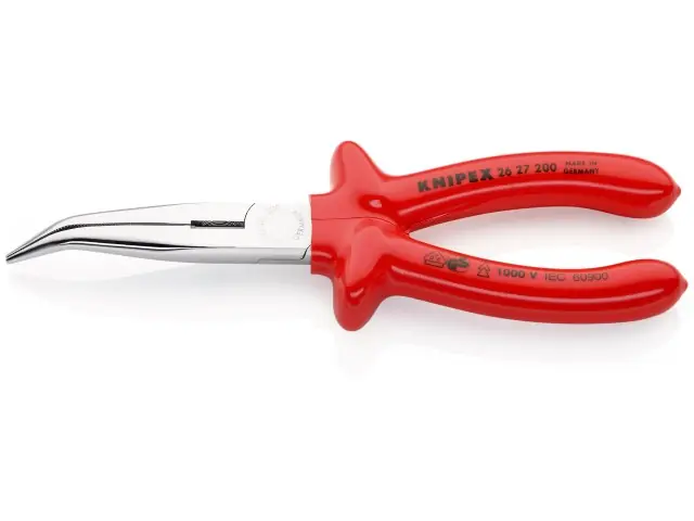 Meistverkauft KNIPEX Flachrundzange mit Schneide 26 27 200