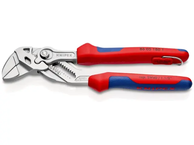 KNIPEX Zangenschlüssel m Befestigungsöse 86 05 180 T BK Preisreduziert
