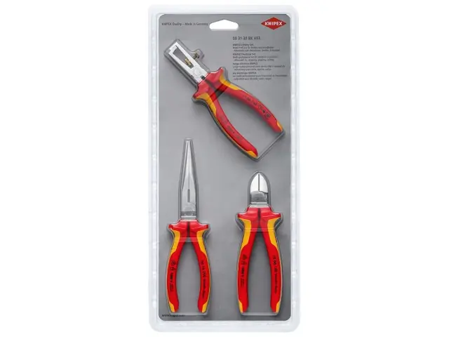 Top-Seller KNIPEX VDE Elektro-Set 3-teilig 00 31 30 BK V03