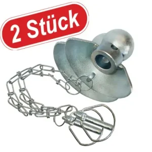 (2 Stk) Fangbüchse Kat. III Dm = 64 mm, B = 37 mm Günstig