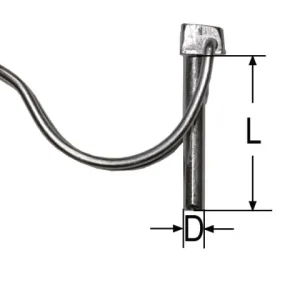 Garantierte Lieferung Rohrklappstecker verz. 6,0 mm, L = 40 mm
