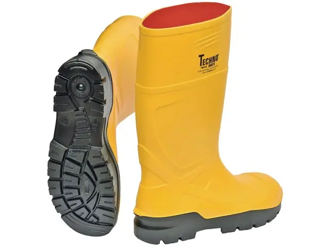 PU-Stiefel-Techno Gr. 36 gelb S5 Direkt Vom Hersteller