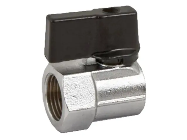 Mini-Kugelhahn 2x IG 3/8" Billig