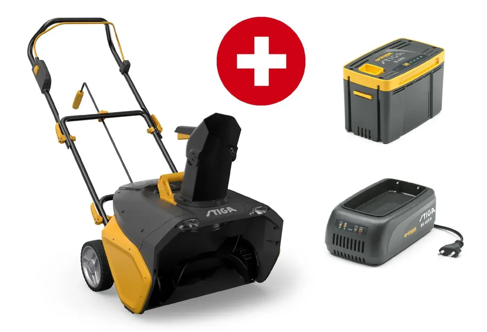 Schnäppchen Stiga Akku Schneefräse ST 700e Kit - mit Akku und Ladegerät