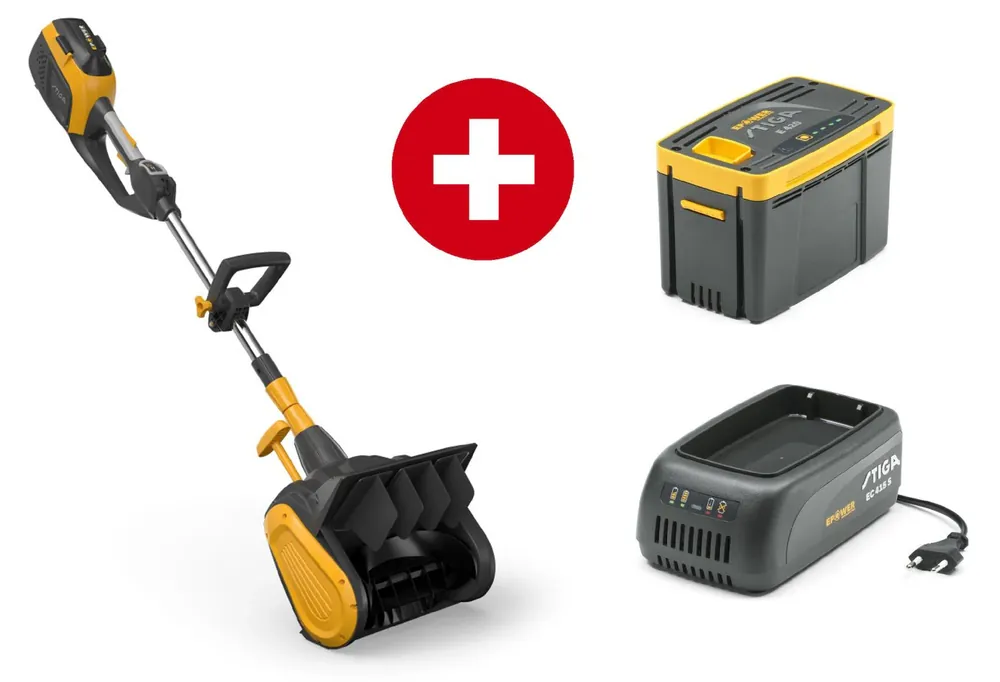 Bestseller Stiga Akku Schneefräse ST 300e Kit - mit 2 Ah Akku und Ladegerät