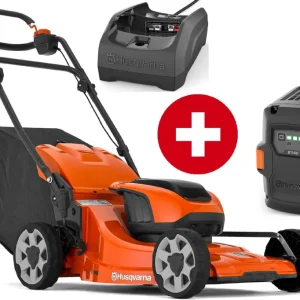 Meistverkauft Husqvarna Akku-Rasenmäher LC 142i mit Akku BLi20 und Ladegerät C80