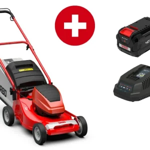 Sabo Akku-Rasenmäher 43-Accu Set mit 4Ah Akku und Ladegerät Preisreduziert
