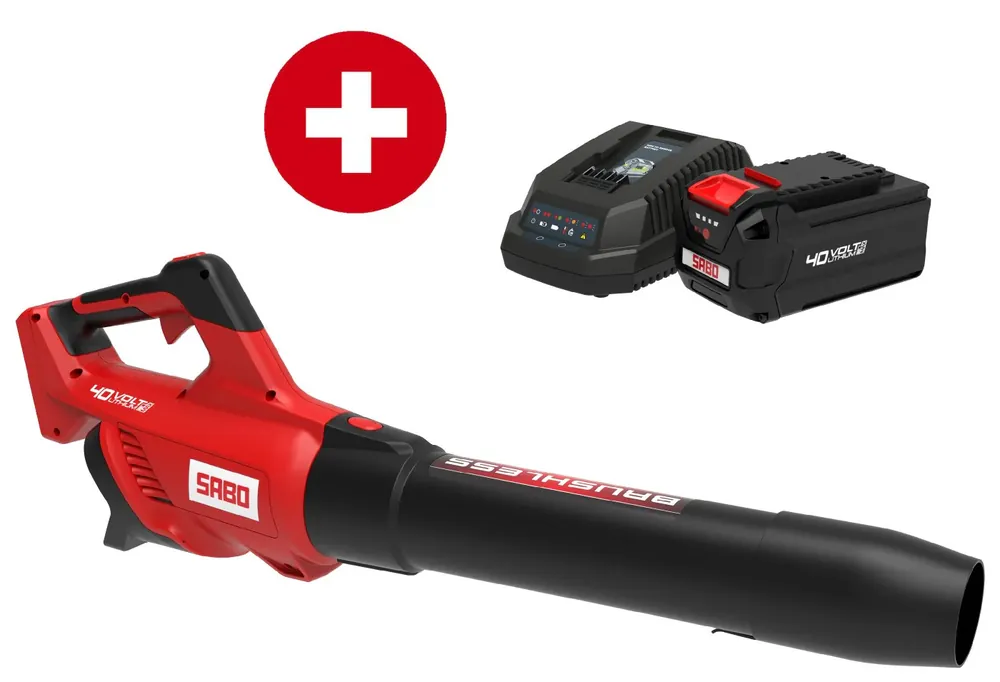 Sabo Accu-Laubbläser LB-934 - Set mit 4 Ah Akku und Standardladegerät Meistverkauft