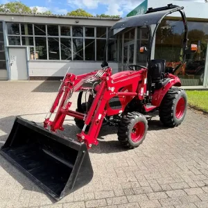 Highlight Tym Allrad-Kompakttraktor T265 HST mit Industriebereifung, Frontlader, Palettengabel, OPG-Dach -Vorführer