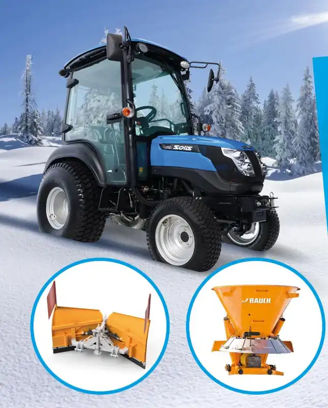 Garantierte Lieferung Solis Kompakttraktor 26 HST mit Winterpaket 1