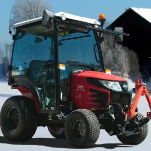 Tym Allrad-Kompakttraktor T255 HST mit Winterpaket Kabine, Schneeschild und Streuer Preisknaller