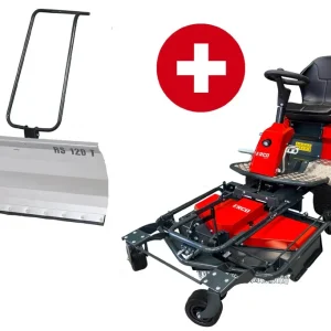 ERCO Frontmäher mit Allradantrieb FM-220-4WD Grundgerät mit Wiesendeck - Bundle - und Schneeräumschild 100cm Heißes Angebot