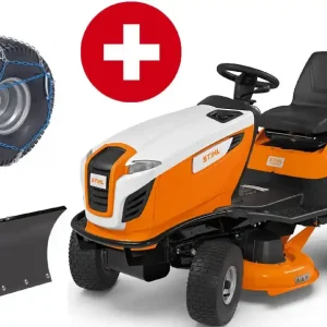 Highlight STIHL Aufsitzmäher RT 5097 Z Winterpaket mit Schneeschild und Schneeketten