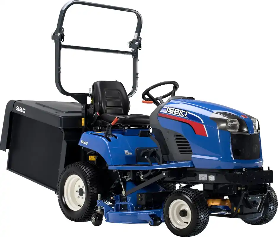 Neue Ware Iseki Diesel-Rasentraktor mit Aufnahme SXG 327 mit SCMB48 und SBC590