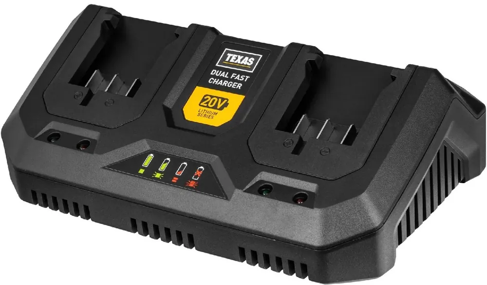 Sofort Bestellen Texas 20 Volt Doppel-Ladegerät 90063241