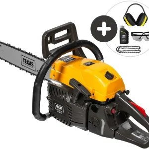 Texas Benzin-Motorsäge TS5620 mit Zubehör Kracherpreis