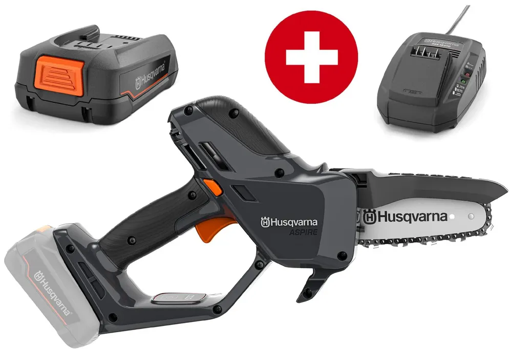 Bestseller Husqvarna Akku-Astsäge Aspire P5-P4A mit Akku B45 und Ladegerät C70