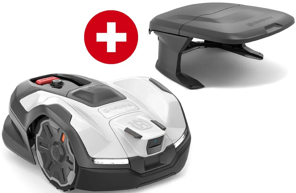 Husqvarna Automower 410VE NERA mit Garage Saisonangebot