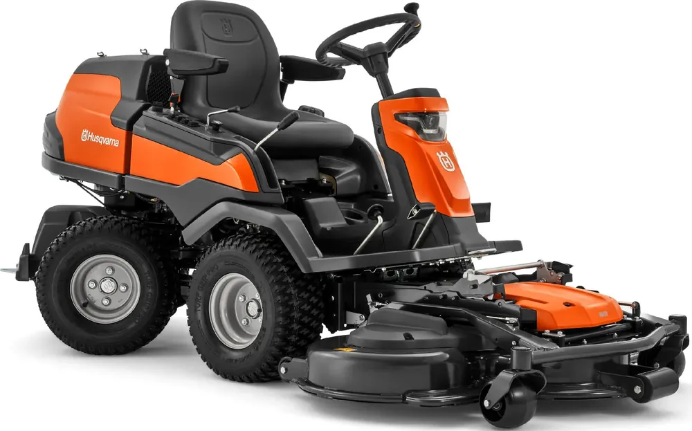 Markenprodukt Husqvarna Profi Allrad-Frontmäher R 418TsX AWD Grundgerät ohne Mähwerk